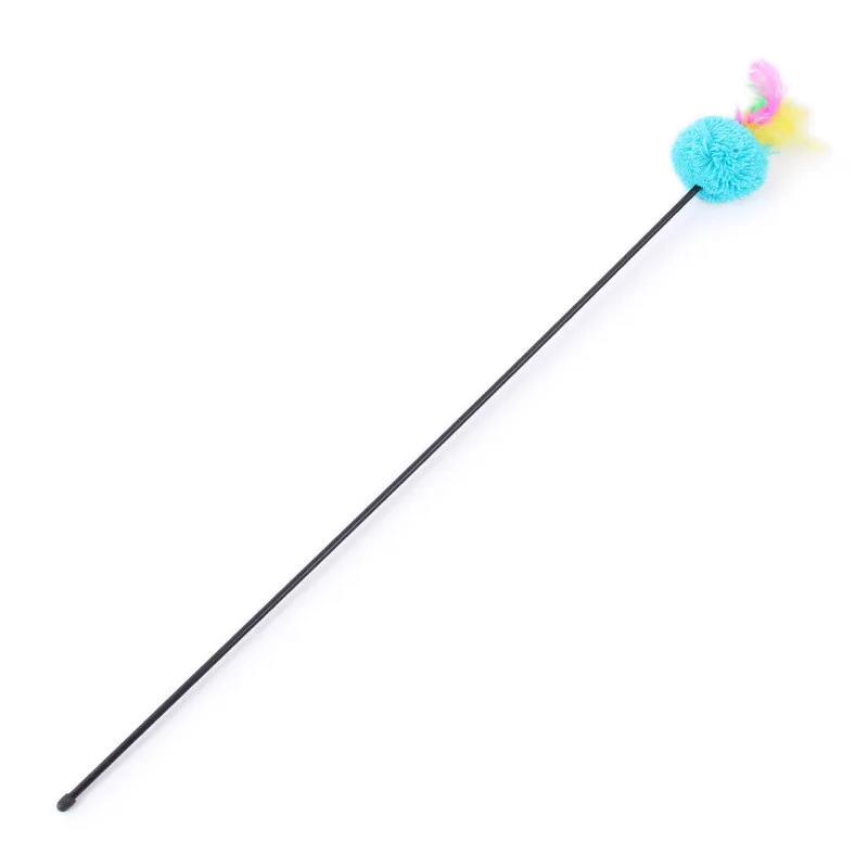 Интерактивная игрушка для питомцев Tease Cat Stick котенок кошка интерактивный Тизер
