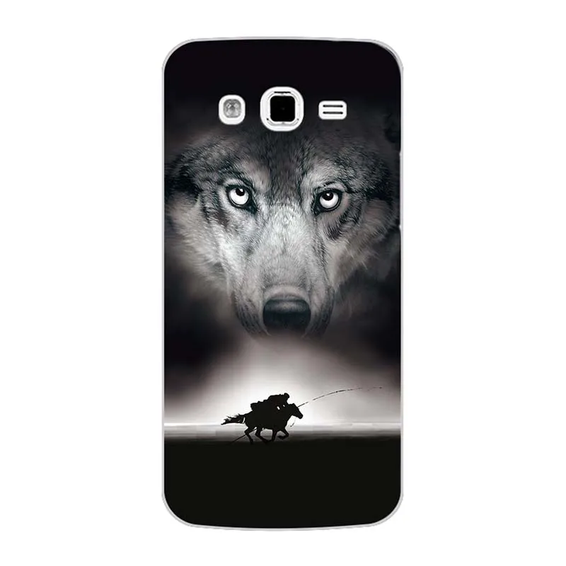 A096 Чехол для телефона samsung Galaxy Grand 2 Duos G7100 G7105 G7106 G 7106 SM-G7102 G7102 G 7102 крышка мультфильм волк Роза телефон оболочка HD - Цвет: A096