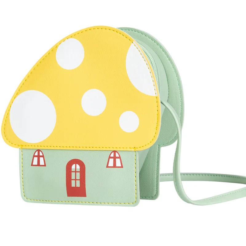 Мини детские сумки через плечо сумка с мультипликационным принтом кошелек для