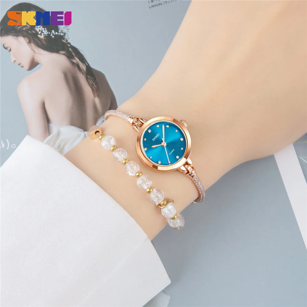SKMEI Simple Women Quartz Watch Fashion Thin Ladies Watches Casual Female Girl Dress Clock 3Bar Waterproof Relogio Feminino 1805
