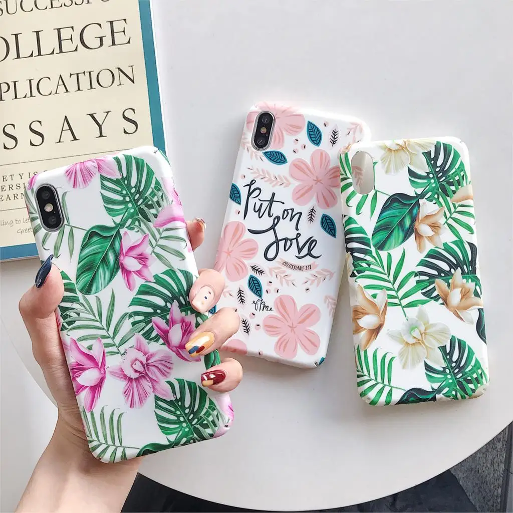 Чехол KISSCASE со светящимися цветами для телефона Redmi 6A 7 F1 K20 K20Pro Note 6 5 4X ударопрочный