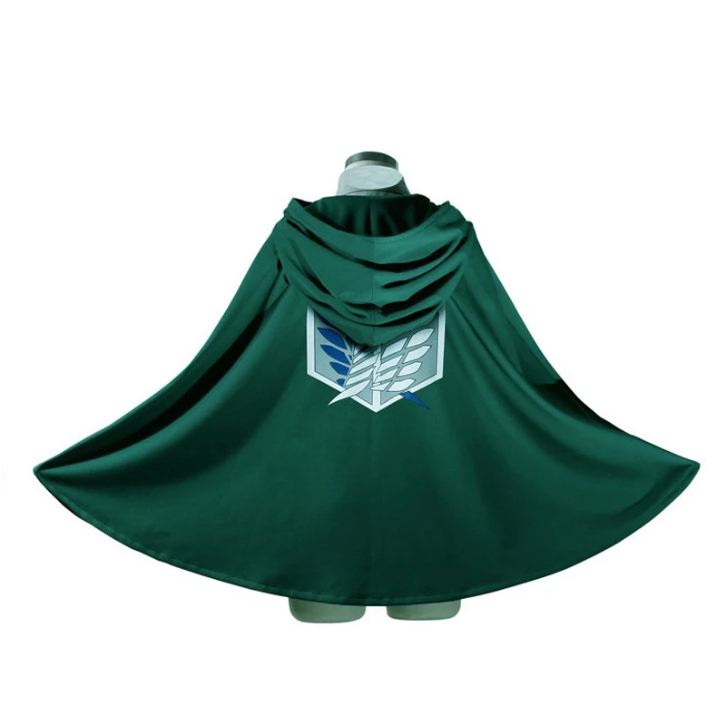 

Костюм для косплея из аниме-комиксов Атака Титанов, Эрен джегер, Микаса Аккерман, Униформа, зеленые плащи, Новинка