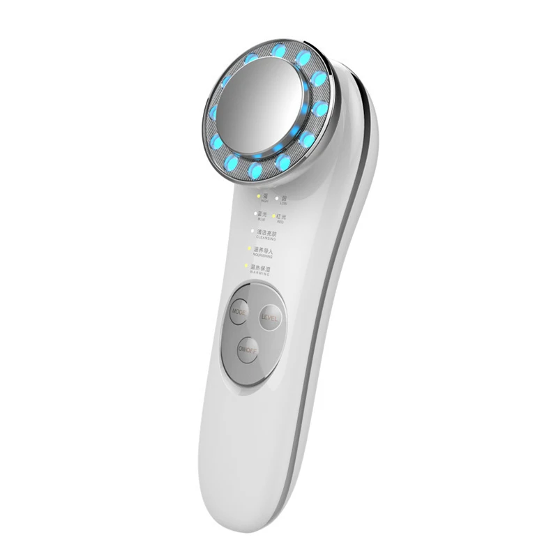 

Facial Massager Thermostatic Face Cleanser Lifting Device With Red & Blue Led High Frequency Usb Skin Care Tool For Home Tool
