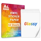 1050 листов A4 бумага глянцевый виниловый клей бумажный ярлык стикера для печати для Epson Canon HP для струйного принтера DIY подарочная упаковка