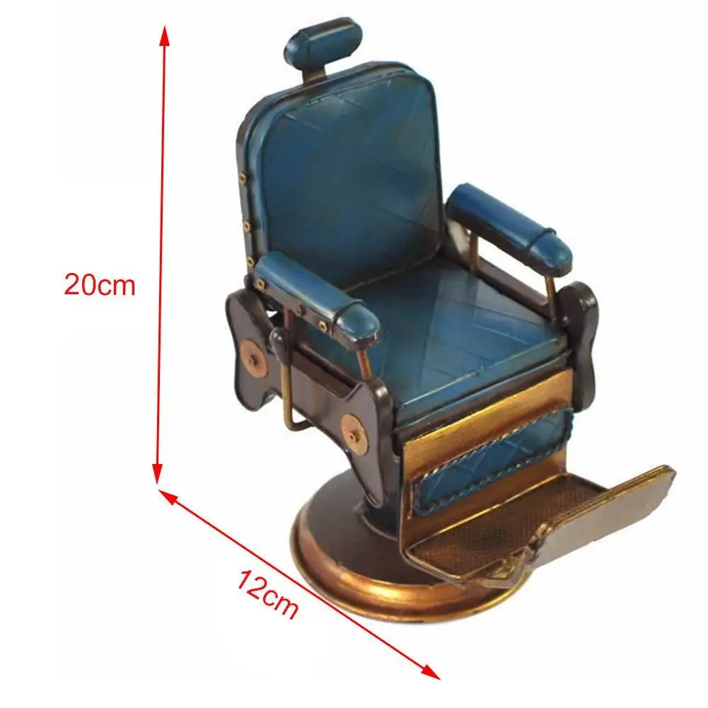 

European-style Retro Chair Model Iron Simple Crafts Shop Chair Collection Home Ornaments American Creative Decoration Barbe J9L6