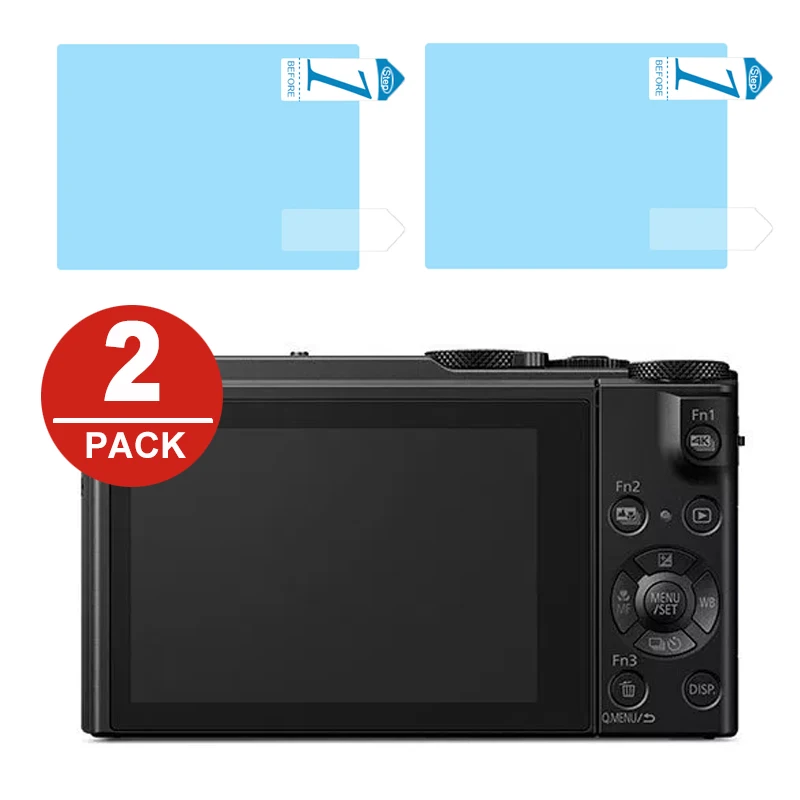 Защитная пленка для Panasonic Lumix LX10 LX15 FZH1 LX9 LX7 ZS70 TZ90 ZS45 TX1 FZ47 TS60 TZ80 2x ЖК экран|Защита
