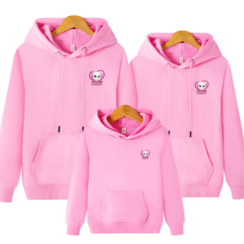 Sudadera con capucha de Tom y Friends para primavera y oto&ntilde;o, ropa a juego con dibujos animados para la familia, trajes familiares-1