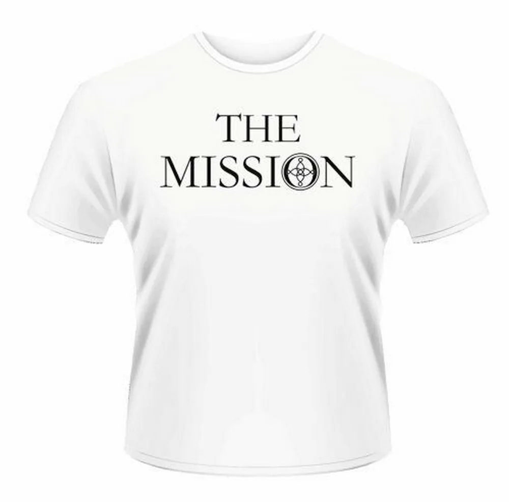 Миссия логотип 2 официальная Мужская футболка хлопковая Футболка винтажная