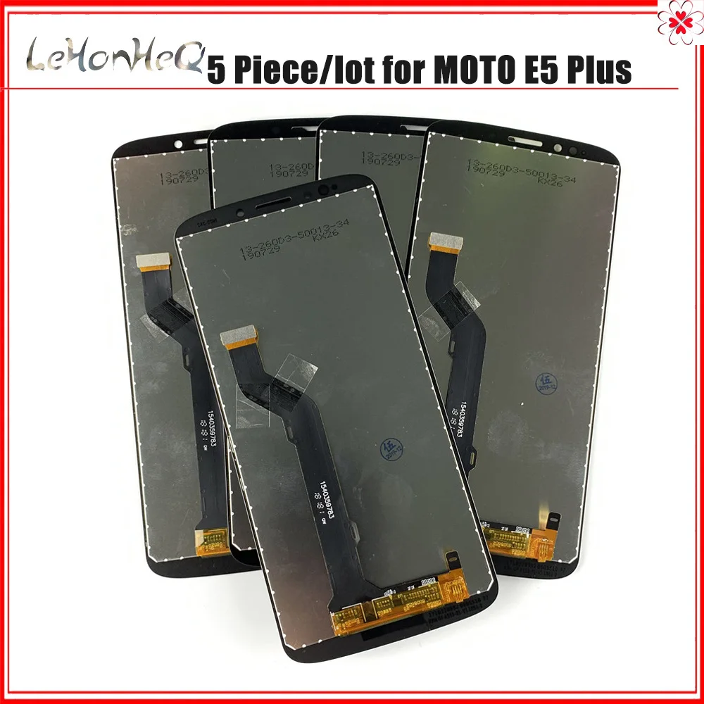 

5 Piece/Lot Lcd 15.7cm for Motorola Moto E5 Plus Xt1924 Xt1924-1 Xt1924-2 Lcd Display Touch Screen Digitizer Assembly