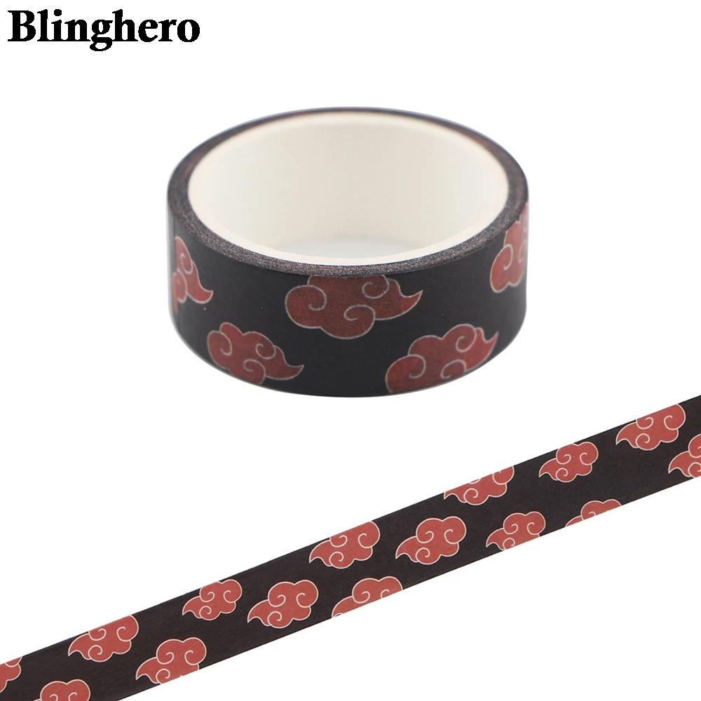 

CA1554 15mmX5m Anime Washi Tape Diy Masking Tape Cute Stickers School Suppliers Stationery Gift
