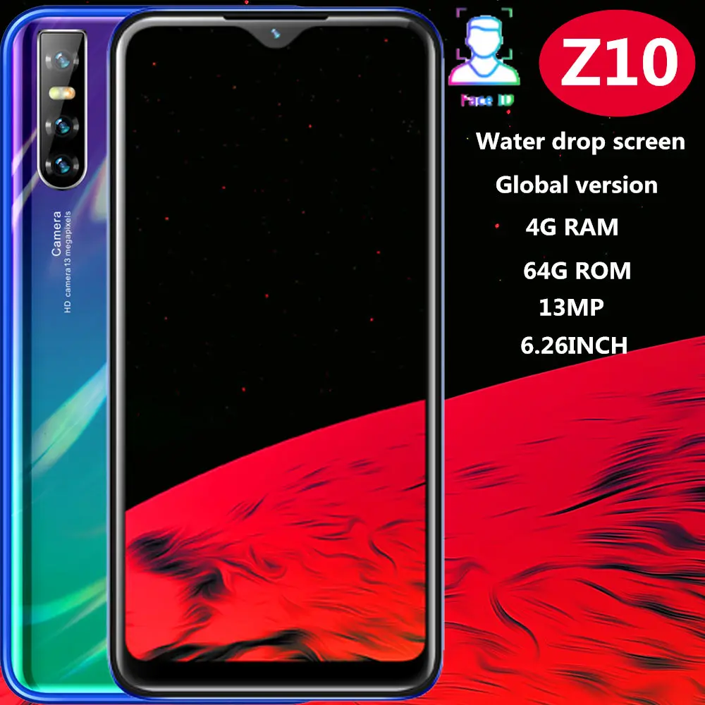 Z10 смартфон с 5 дюймовым дисплеем четырёхъядерным процессором ОЗУ 4 Гб ПЗУ 64 ГБ 13
