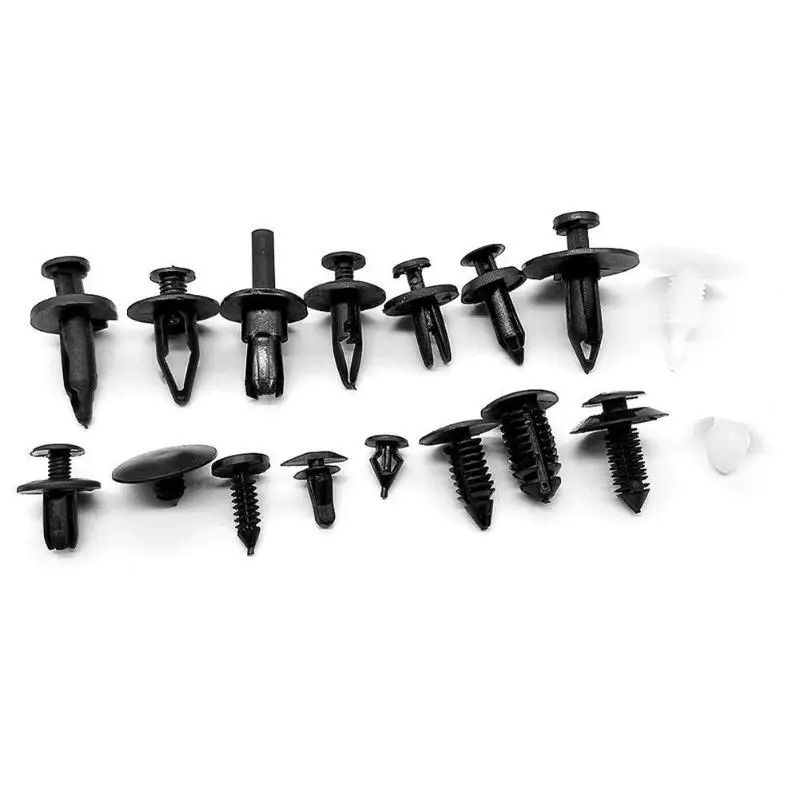 415 шт./компл. пластиковая панель двери автомобиля штифт с заклепками и пряжкой