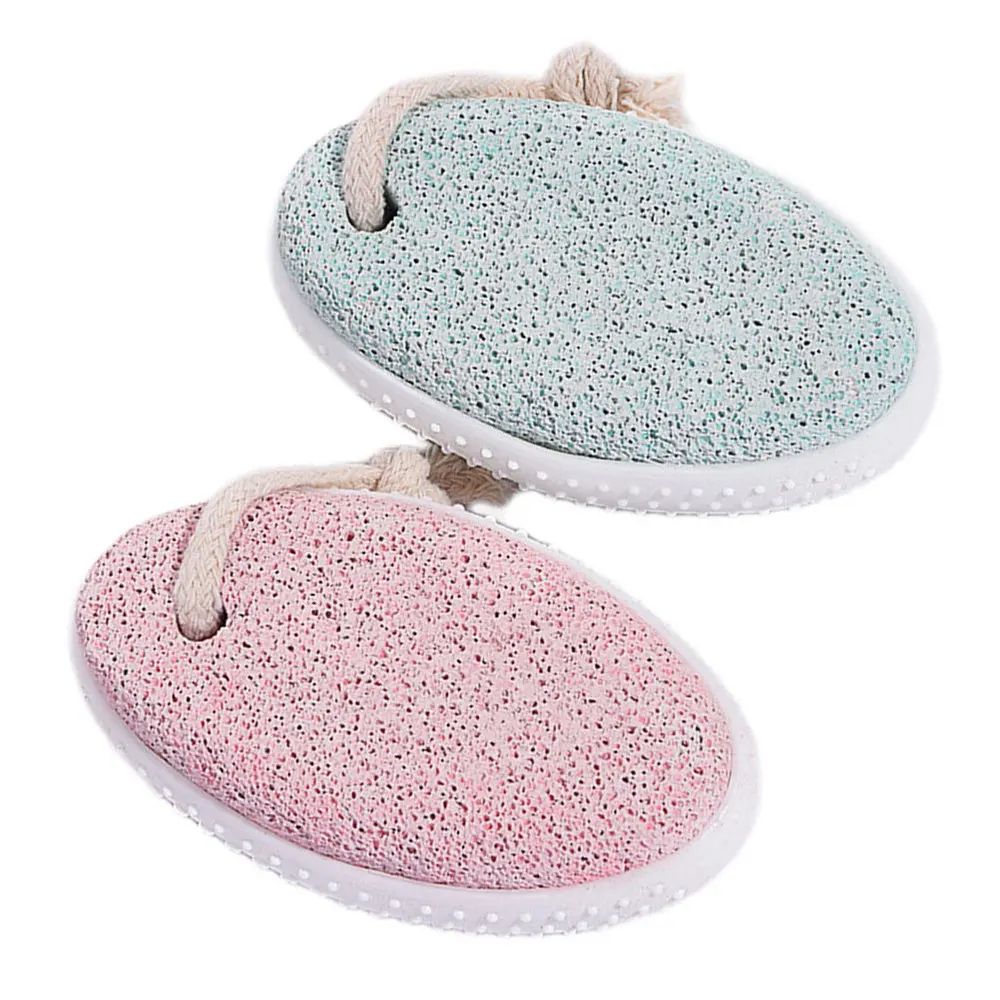

2Pcs Natural Foot File Hard Skin Callus Exfoliation Remover for Feet and Hands