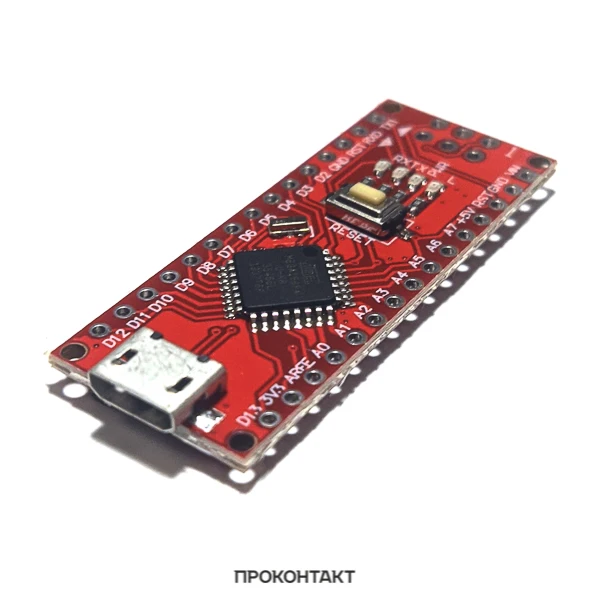 Arduino Nano V3 ATmega168P CH340 (клон) microUSB пины НЕ припаяны|Интегральные схемы| |