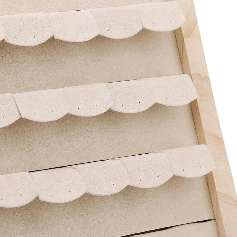 Деревянные ювелирные изделия Органайзер стеллаж для выставки товаров хранения