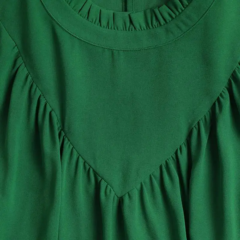 Женская винтажная блузка ZANZEA с длинным рукавом