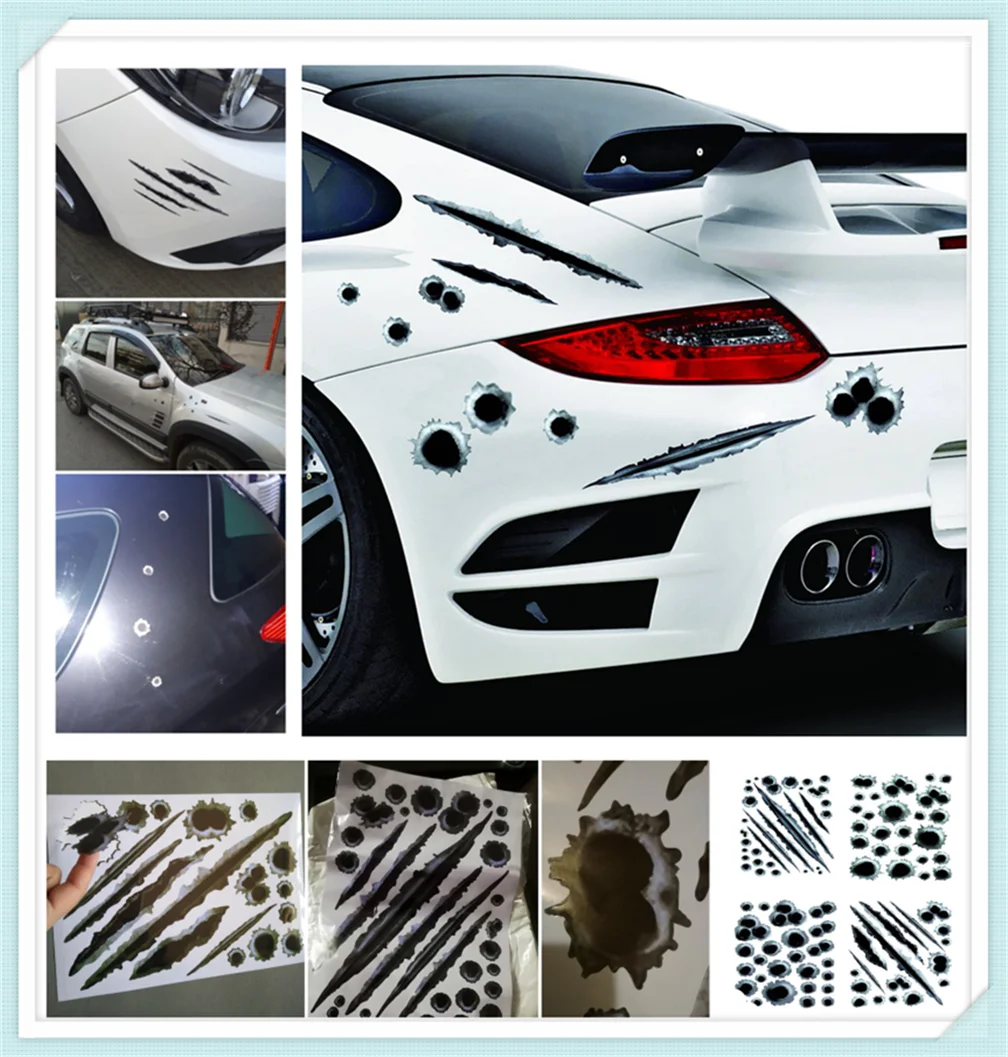 Автомобильный Стайлинг устойчивая к царапинам наклейка для тела личные