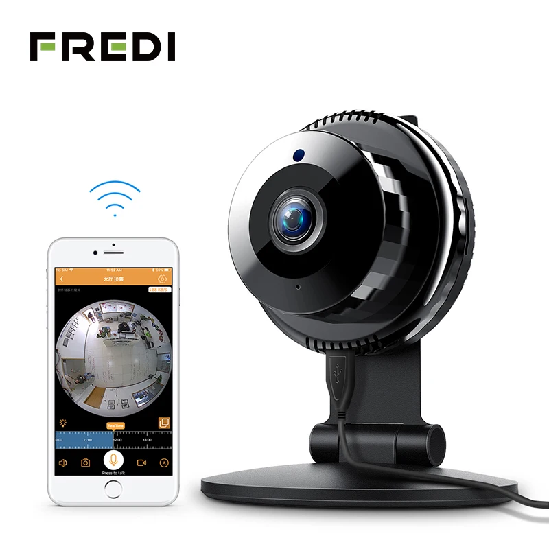 Беспроводная ip камера FREDI 960P HD 1.3MP для домашнего питомца домашней безопасности WiFi