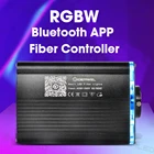 Светильник из оптического волокна с интеллектуальным Bluetooth управлением через приложение, 12 В, 16 Вт, RGBW, потолочный светильник с эффектом звездного неба, доступное украшение для автомобиля