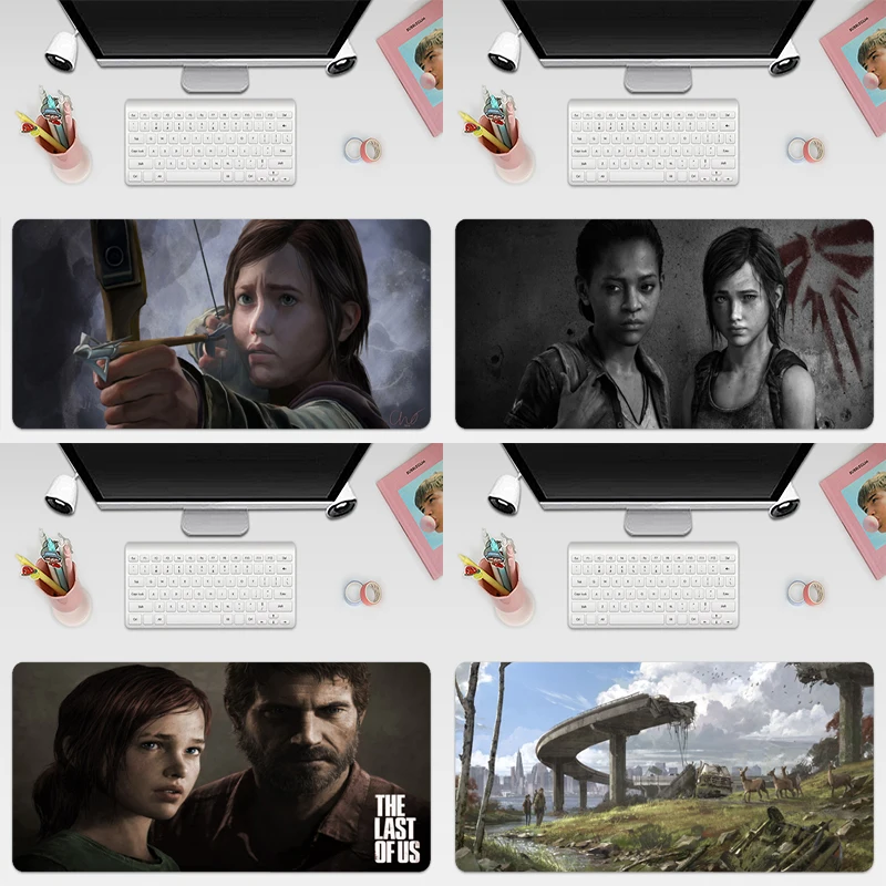 

The Last Of Us Game Large 800x300mm/700x300mm/600x300mm Rubber Mouse Pad Tablet Mousepad With Edge Locking