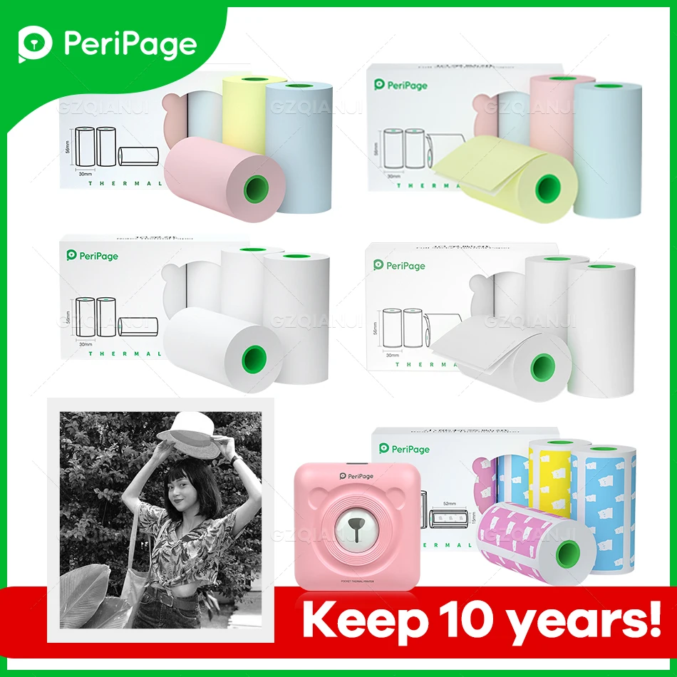 Может держать 10 лет наклеек этикеток чеков термобумага белая или цветная для