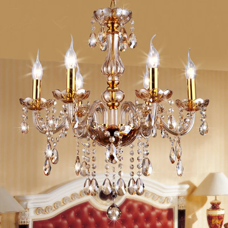 

Crystal Ceiling Chandelier Home For Living Dining Room Lamp Indoor Home Decoration Bedroom Lights Crystal LED Lamp
