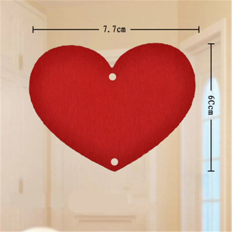 Романтическая Свадебная Гирлянда для украшения свадебной комнаты 16 сердец с