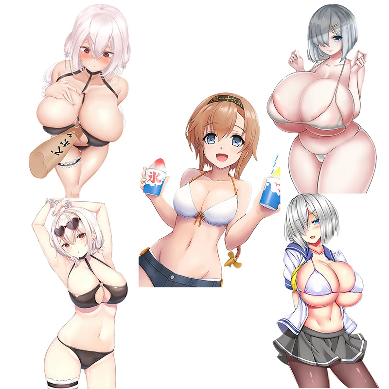 Привлекательные Милые Бикини-наклейки Three Ratels CDM367 Hentai BBW для девушек чемоданов