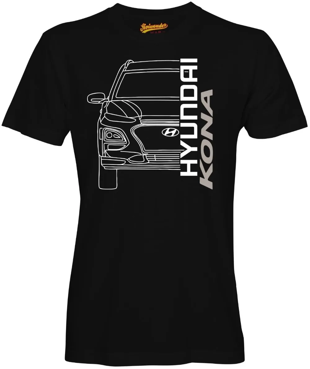 Футболка Hyun Kona Auto Suv 1 0 забавная Мужская модная хипстерская футболка из