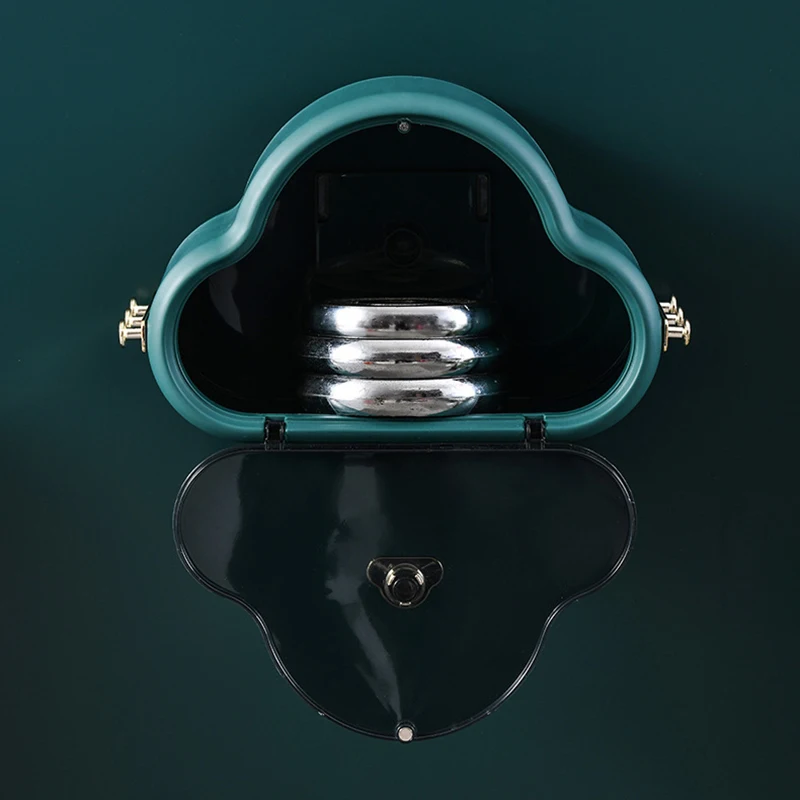 

Tissue Box Holder Paper Case Wall-Mounted Bathroom Tissue Dispenser Cute Cloud-Shape Napkin Shelf for Home Office 2020in