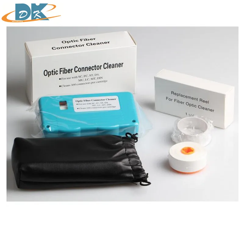 

Fiber optic Cleaner SC, FC, ST, LC, MU, E2000 fibra optica Cleaning Tools Blue Cassette type Fiber Optic Cleaner Box