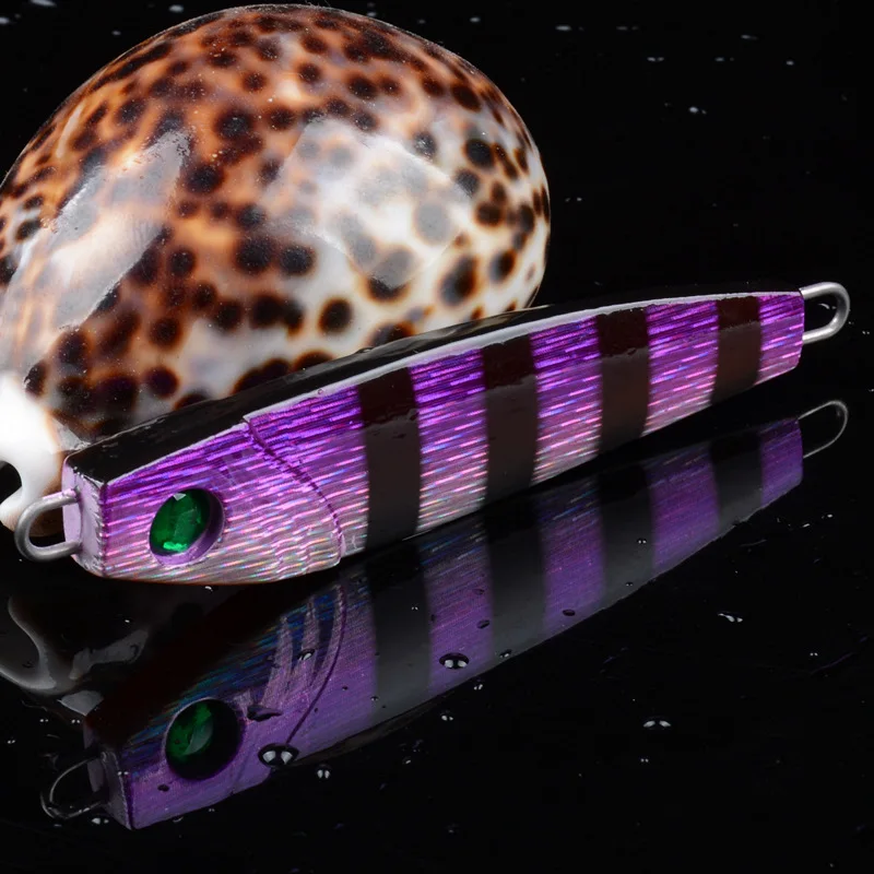 Рыболовная приманка с железной пластиной 9 см 55 г металлический плавающий слой