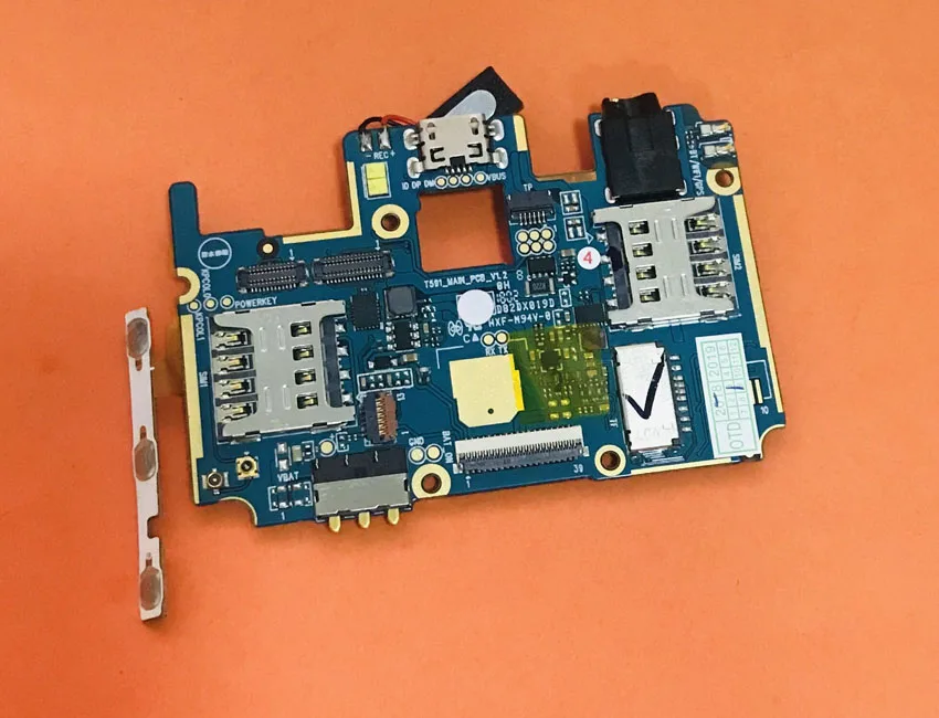 Б/у оригинальная материнская плата 2G RAM + 16G ROM для LEAGOO KIICAA POWER MT6580A четырехъядерный