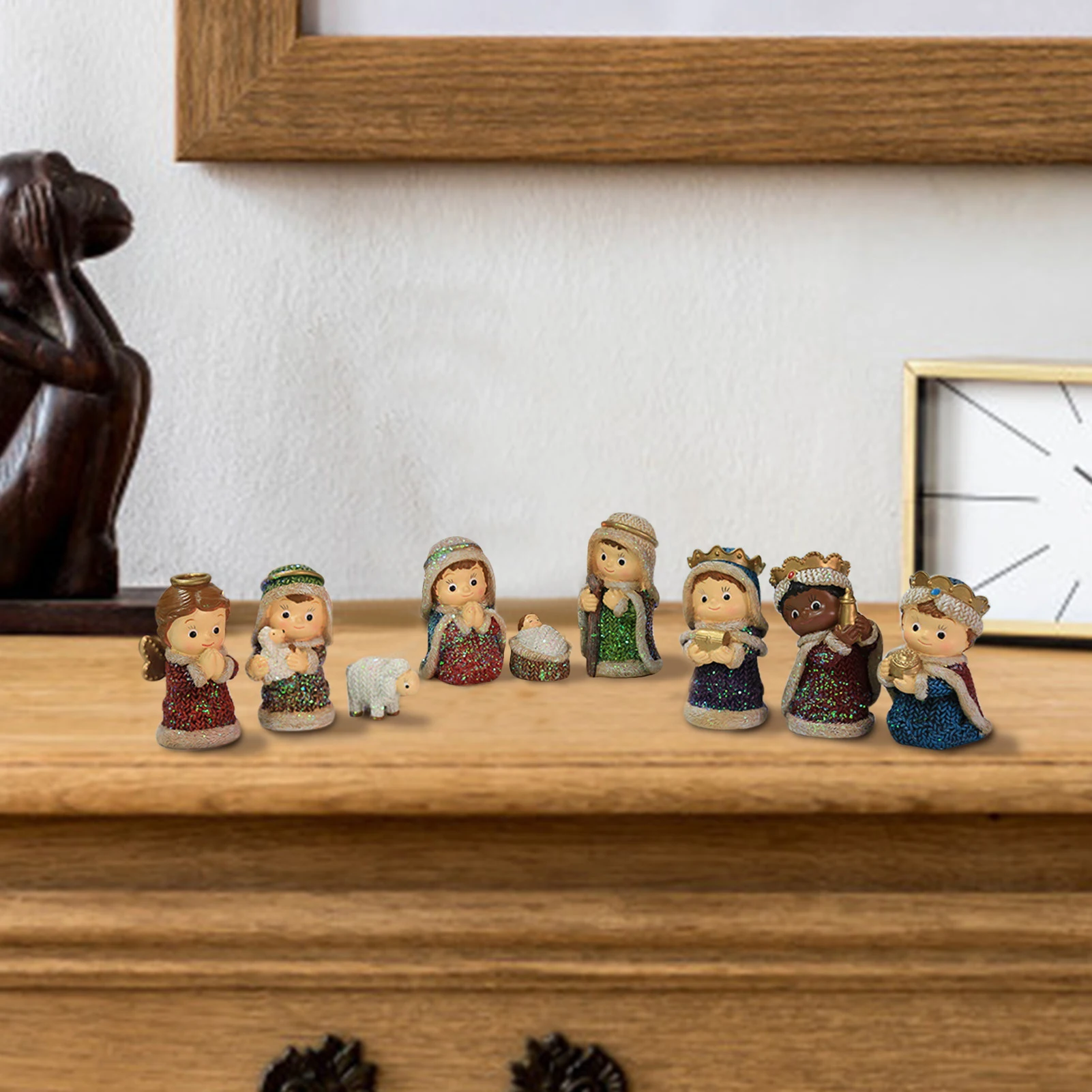 

Nativity Scene Statue Baby Jesus Christmas Baby Statuette Decoration Living Room Home Decorations