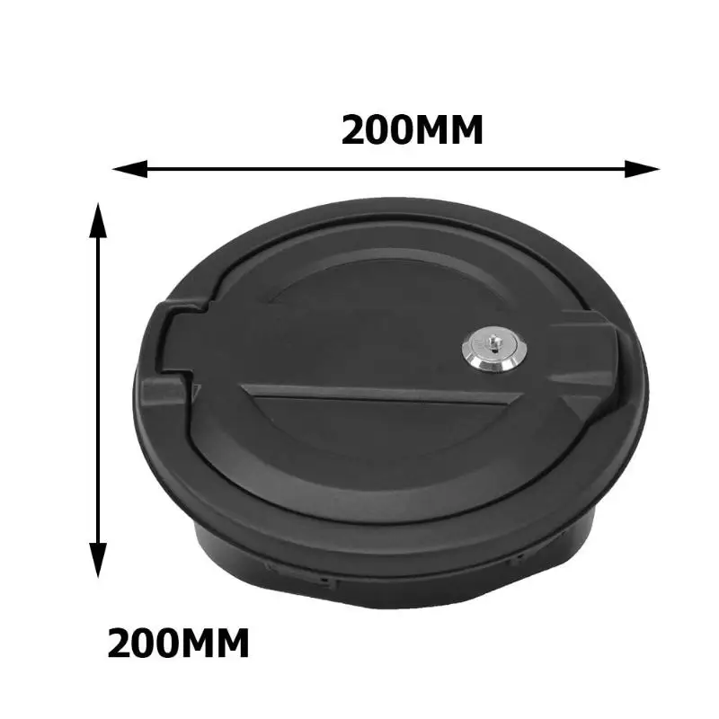 Горячая продажа топливная дверь умелое производство черный ABS замена топливного