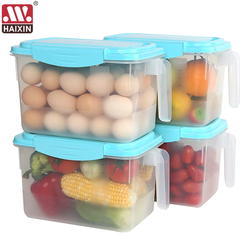 

Прозрачный контейнер для хранения зерен в кухонном холодильнике, герметичный органайзер, контейнер для еды, новинка