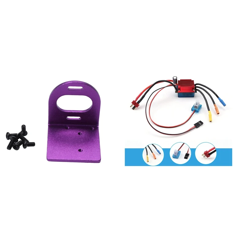Для Wltoys Улучшенный Регулятор Оборотов Мотора 540 с Регулируемым Креплением 1/18 A949 A959 и RC Запуском 35A Бесщеточного ESC Электронного Регулятора Скорости.
