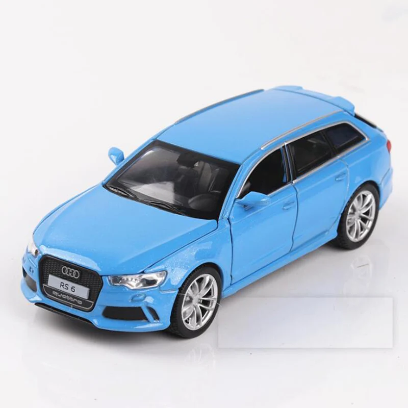 Модель автомобиля Audi RS6 из цинкового сплава модель литого под давлением со звуком