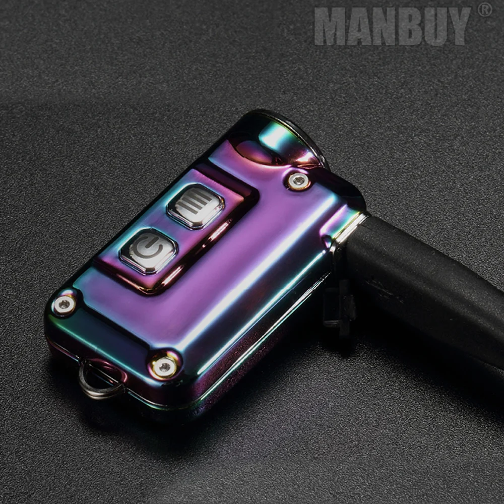 Перезаряжаемый мини светильник для ключей NITECORE TINISS tini CU Micro USB EDC металлический