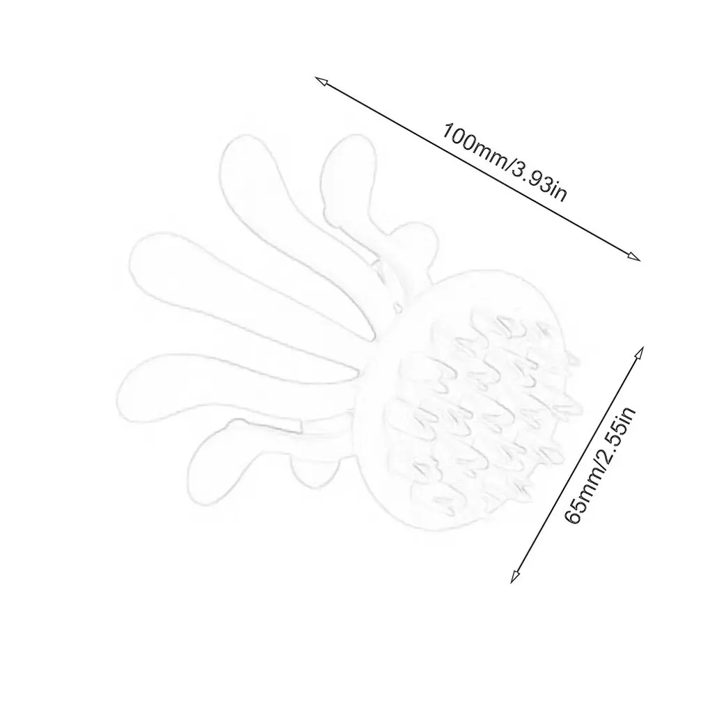Octopus Head Massage Claw Japanese Scratch Artifact Scalp Meridian Brush Shampoo Massager |