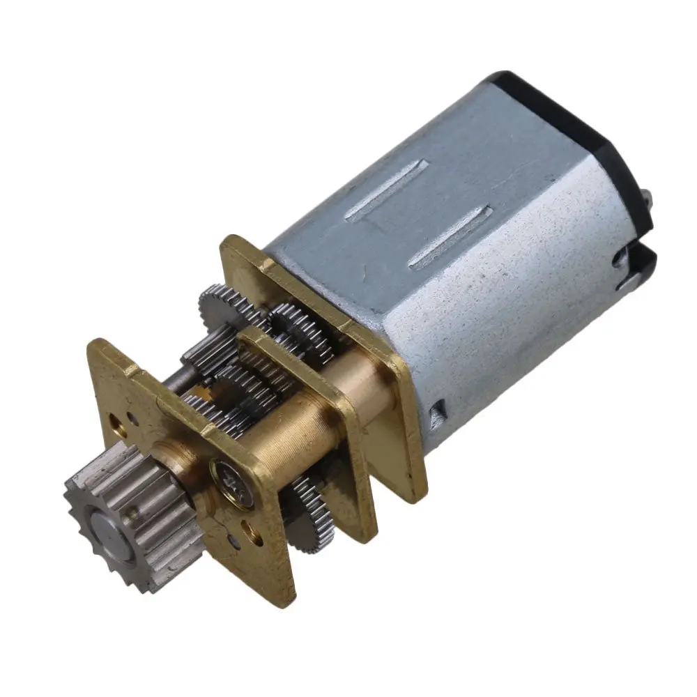 Серебристый N20 DC 12V 67RPM Мини 3D печать металлический редуктор | Обустройство дома