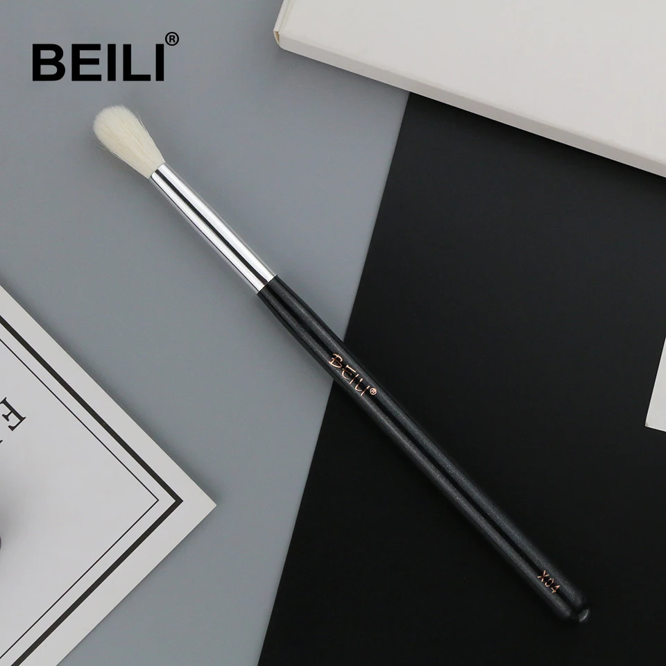 BEILI X04 белая Кисть для макияжа из козьего волоса тени век Смешивание 1 шт.