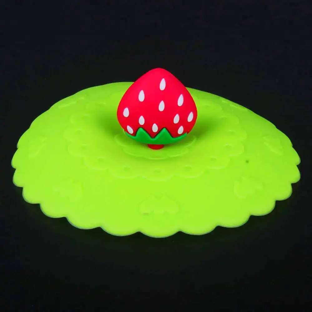 

8pcs 10cm Silicone Dustproof Cup Lid Reusable Silicone Cup Lid Leakage-proof Heat-resistant Safe Cups Cover Seal Lids