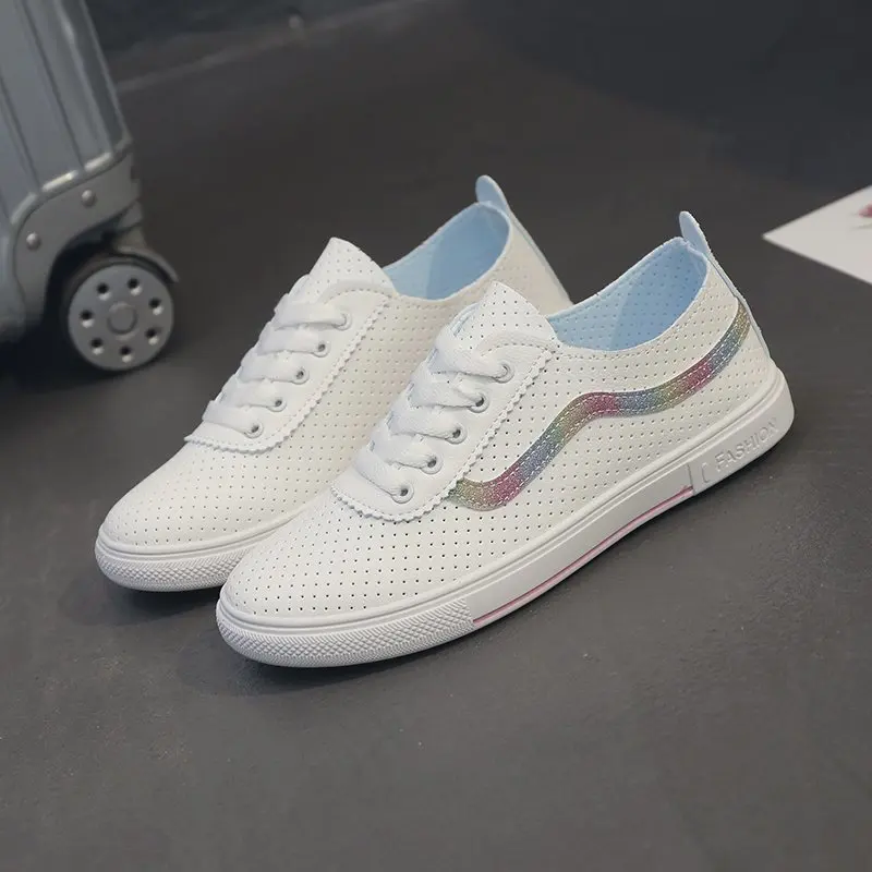 

Кроссовки женские на мягкой подошве, Вулканизированная подошва, повседневная спортивная обувь, белые