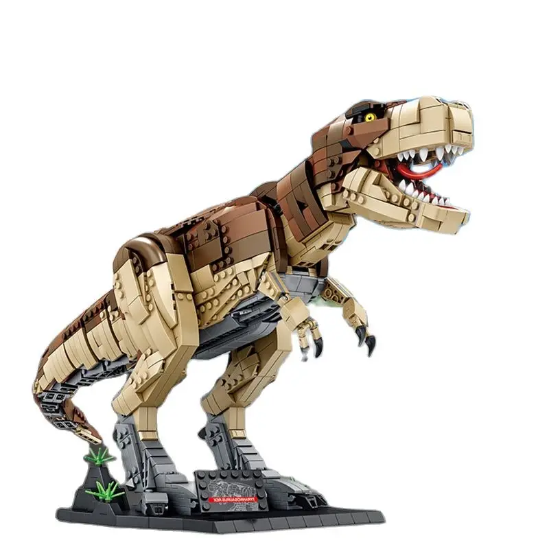 

2020 _ 1813 шт. 611001 611002 креативный динозавр, модель Indominus Rex, строительные блоки, кирпичи, рождественские подарки для детей