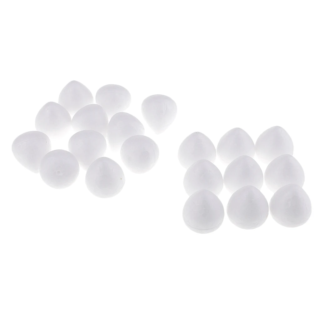 

20x Styrofoam Foam Balls Drops For Arts Crafts Floral Wedding Decor Modeling