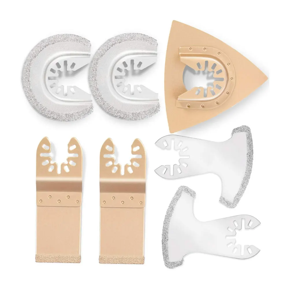 

7pcs Metal Cutting Saw Blade oscillating saw blades MultiTool oscillating saw blades for Renovator Power Wood Cutting Tool Bits