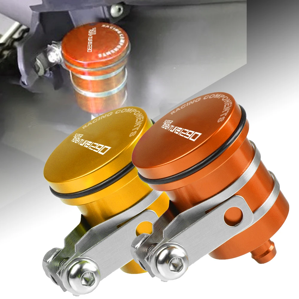 

Universal Motorcycle Rear Brake Fluid Reservoir Clutch Tank Oil Fluid Cup Cover For SuperAdv1290 2015-2020 2019 Super Adv 1290