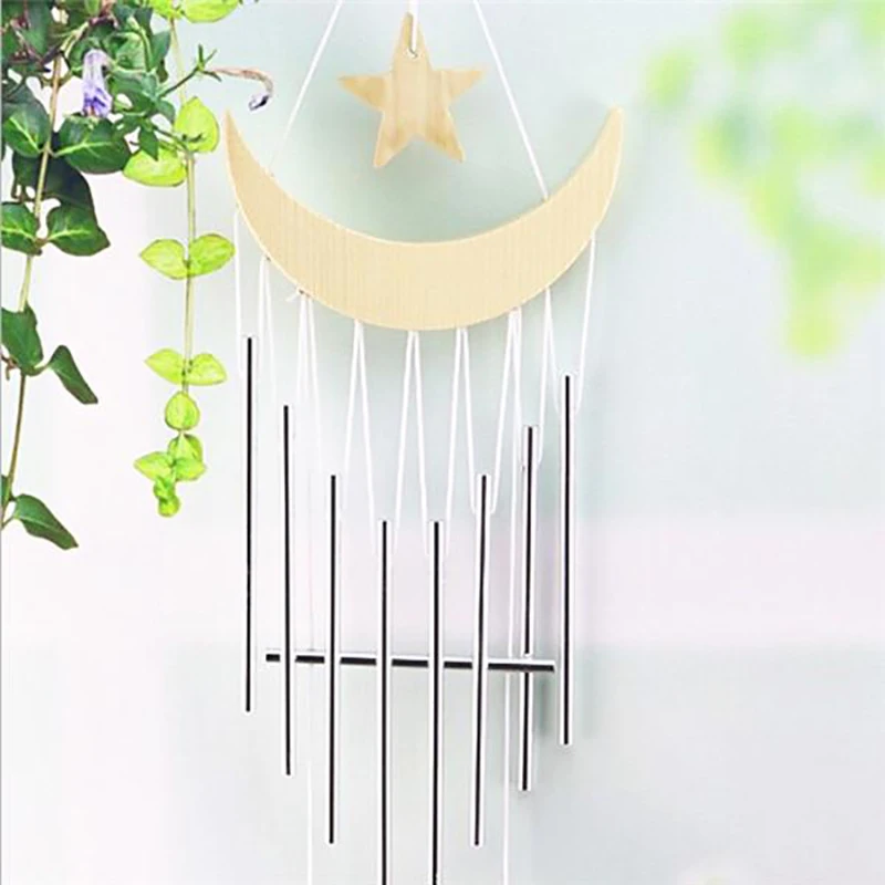 Античные новые милые с рисунками Луны звезд падающих труб колокольчиками