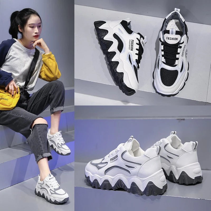 GRITION женская спортивная обувь Светоотражающие легкие удобные кроссовки на